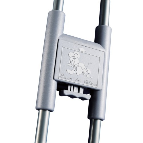 Dětská rostoucí židle Fuxo V-Line černá/růžová